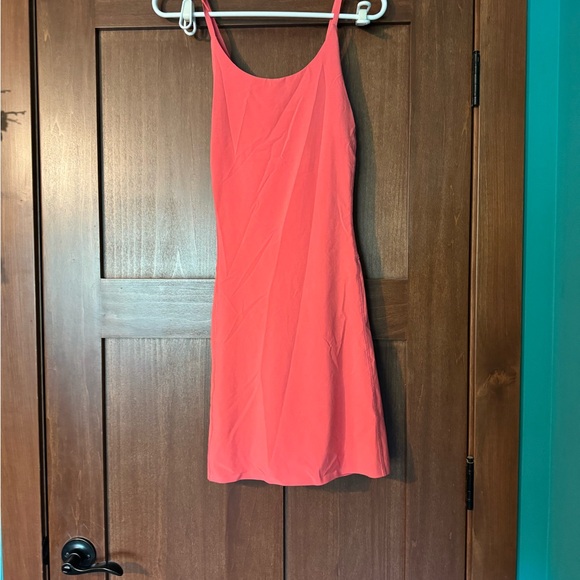 Coral Sleeveless Dress - Picture 1 of 4